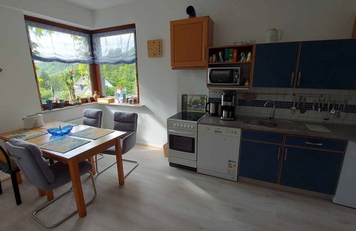 Kamp-Bornhofen Apartamento | Apartamento vacacional con una hermosa vista del valle del Rin, con sauna