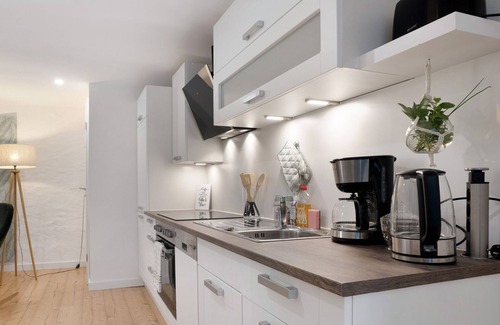 Oelsnitz Apartamento | Apartamento vacacional 'Grünzweig' con terraza privada junto al agua