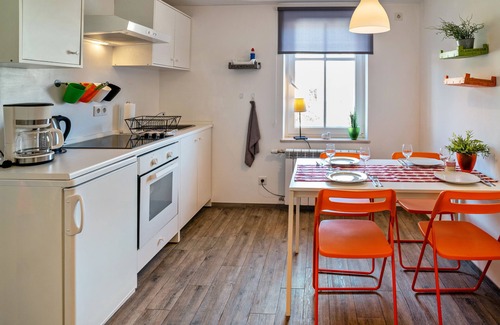 Wallhausen Apartamento | Apartamento vacacional "4" con vistas a la montaña, jardín compartido y Wi-Fi