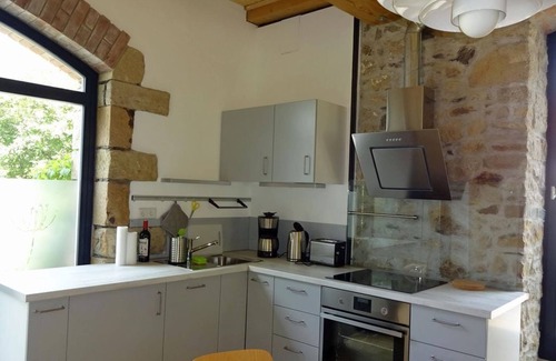 Schmorsdorf Apartamento | Apartamento de vacaciones "Alter Schafstall", dormitorio - Alte Scheune Rietzschelhof