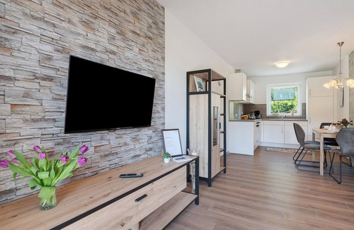 Lastrup Apartamento | Apartamento vacacional 'Anna 2 Eg' con terraza privada y jardín