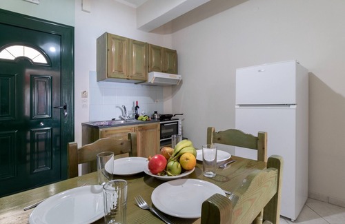 Vassiliki Apartamento | Apartamento vacacional 'Apostolos Apartamento 2' Cerca de la playa con vistas al mar