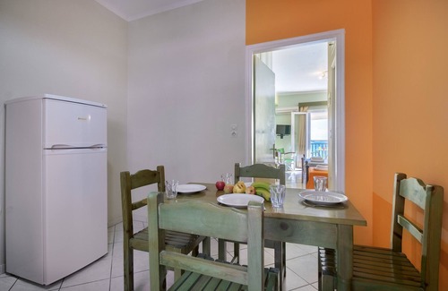Vassiliki Apartamento | Apartamento vacacional 'Apostolos Apartment 1' Junto a la playa con Wi-Fi