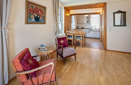 Michelbach Apartamento | Apartamento vacacional "Bachmanns 2" con jardín compartido y Wi-Fi