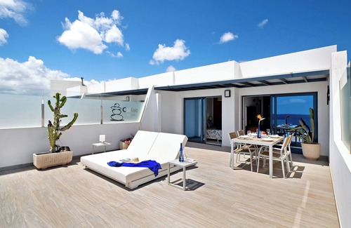 Arrieta Apartamento | Apartamento vacacional "Callao Beach 6" con vistas al mar, terraza y Wi-Fi