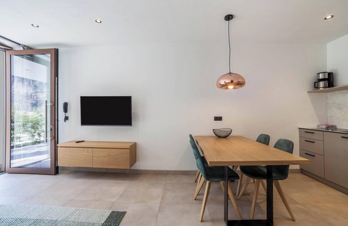 Saltusio Apartamento | Apartamento vacacional "Camping Passeier Bergliebe" con vistas a la montaña, piscina, sauna y Wi-Fi