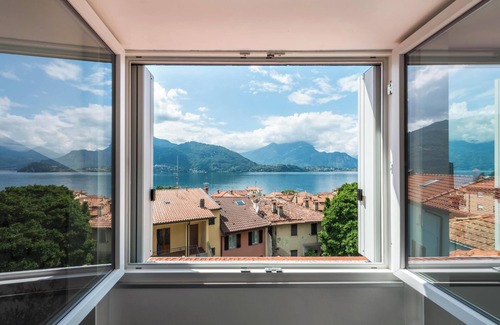 Lierna Apartamento | Apartamento vacacional Casa Royale Appartamento Aria con vistas al lago y a la montaña, Wi-Fi, A/C