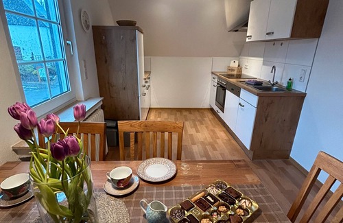 Gellinghausen Apartamento | Apartamento vacacional '5, 75 m²' con terraza y jardín compartidos y Wi-Fi