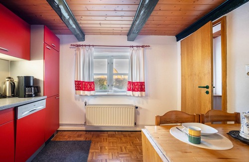 Bargenstedt Apartamento | Apartamento vacacional 'Ferienwohnung Reet Op De Eck' con jardín comunitario y Wi-Fi