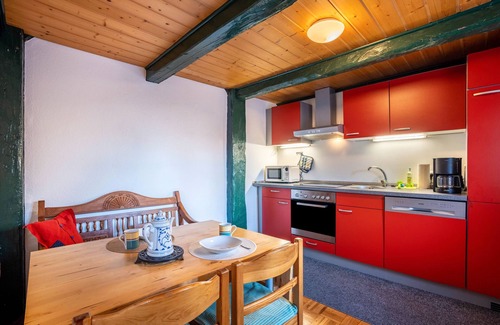 Bargenstedt Apartamento | Apartamento vacacional 'Ferienwohnung Reet Op De Eck' con jardín comunitario y Wi-Fi