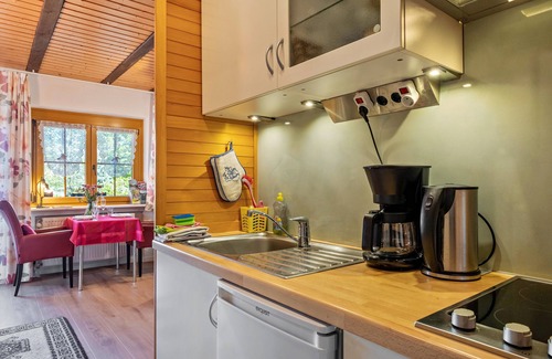 Kappel Apartamento | Apartamento vacacional 'Feldberg' con vistas a la montaña, terraza comunitaria y Wi-Fi
