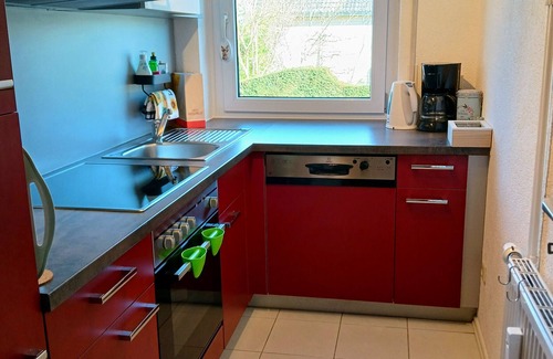 Stockach Apartamento | Apartamento vacacional 'Flora' con terraza privada y Wi-Fi