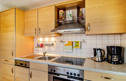 Riepe Apartamento | Apartamento vacacional "Gerken Amselnest" con terraza privada, jardín privado y wifi