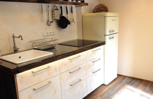 Feldatal Apartamento | Apartamento vacacional 'Haus Auenland' con terraza comunitaria, jardín comunitario y wifi