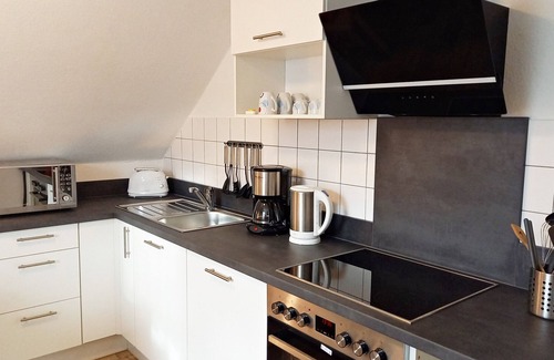Metternich Apartamento | Apartamento vacacional 'Haus Uni Koblenz Wohnung 3' con terraza comunitaria y Wi-Fi
