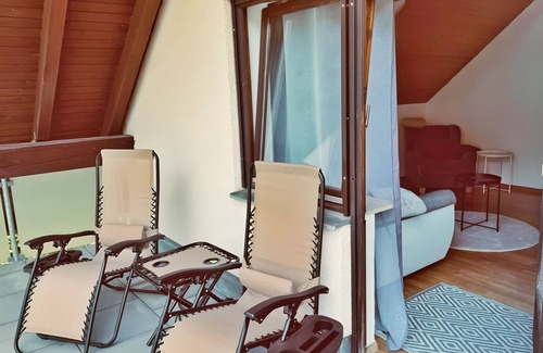 Wieden Apartamento | Apartamento vacacional 'Im Wiedener Hof' con vistas a la montaña, balcón y wifi