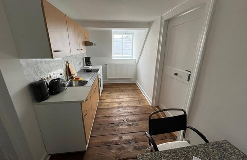 Wurzbach Apartamento | Apartamento vacacional en el antiguo señorío 'Bergblick' con jardín y Wi-Fi