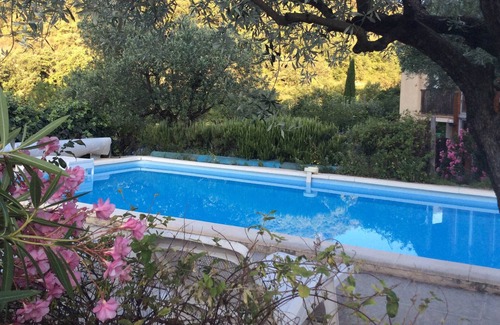Aubres Apartamento | Vacaciones en las colinas detrás de Nyons f 2 Pers., Piscina, panorámica