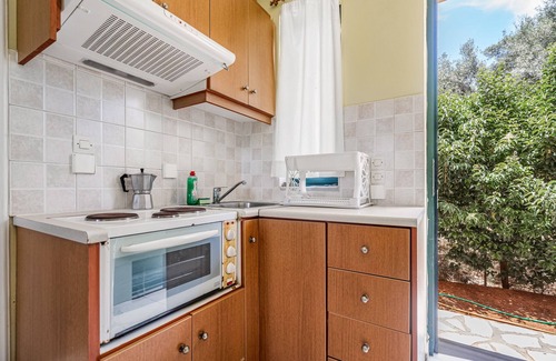 Agios Ioannis Apartamento | Apartamento vacacional "Ionian Breeze Studio 3" con terrazas y Wi-Fi