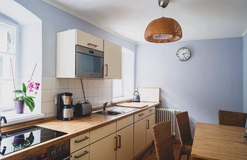 Dahlem Apartamento | Apartamento 'Ferienwohnung Jagdschloss Grunewald' con jardín compartido y Wi-Fi