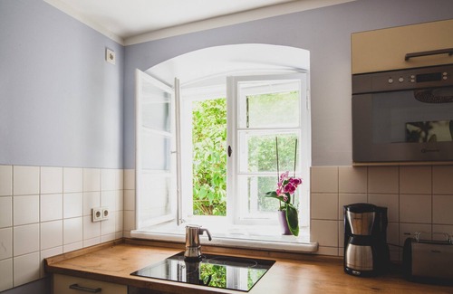 Dahlem Apartamento | Apartamento 'Ferienwohnung Jagdschloss Grunewald' con jardín compartido y Wi-Fi