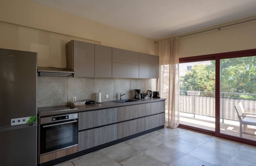 Skala Apartamento | Apartamento vacacional "Katemari 2" con vistas al mar, terraza y Wi-Fi