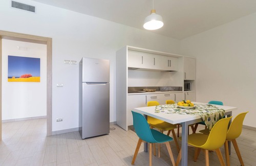 Galatone Apartamento | Apartamento vacacional 'Le Scuderie 11' con piscina compartida, jardín compartido y Wi-Fi