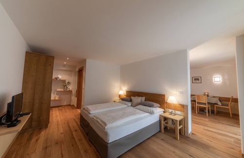 Santa Valburga Apartamento | Apartamento 'Pöder Blaue Schneid' con vistas a la montaña, balcón, jardín compartido y Wi-Fi