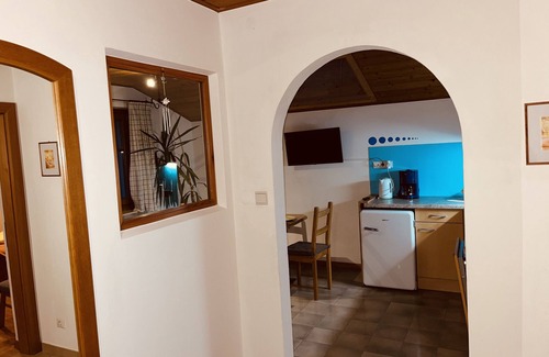 Castelrotto Apartamento | Apartamento 'Residence Zirmer Wohnung Wasser' con vistas a la montaña, jardín compartido y Wi-Fi