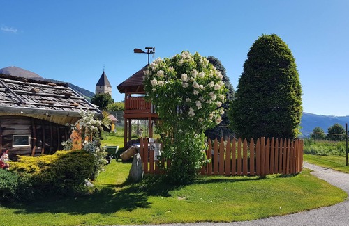 Maranza Apartamento | Apartamento vacacional "Residencia Condor Gitschberg" con vistas a la montaña, sauna y jardín