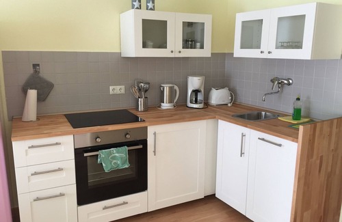 Neuendorf Apartamento | Apartamento 'Rheinblick Wohnung 3' con terraza compartida y Wi-Fi