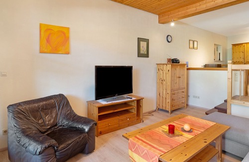 Lauf Apartamento | Apartamento vacacional 'Schmidt' con vistas a la montaña, terraza compartida y Wi-Fi