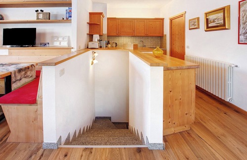 Valdidentro Apartamento | Apartamento vacacional "Tra-Monti E Mare" con vistas a la montaña, terraza privada y sauna