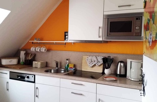 Blankensee Apartamento | Apartamento vacacional con jardín en la antigua panadería