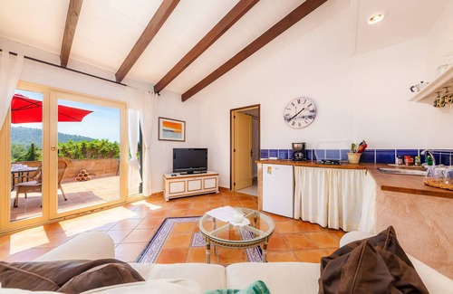 Son Macia Villa | Apartahotel "Mit Dachterrasse Panoramablick" con vistas a la montaña, piscina compartida y Wi-Fi