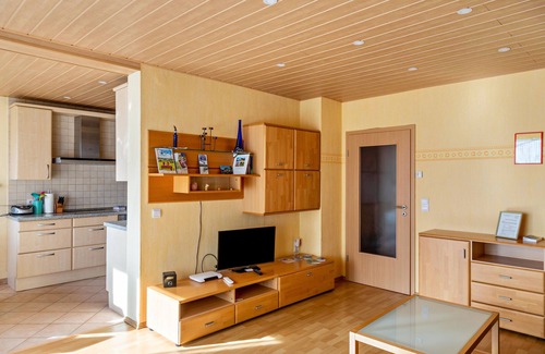 Mainz-Bingen Apartamento | Apartamento vacacional "Zum Rochusberg 2" con balcón y Wi-Fi