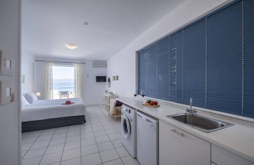 Kiveri Apartamento | Apartamento de playa de vacaciones, balcón con vistas al mar, cerca de Nafplio, Micenas, Epidauro