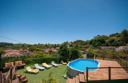 Valleseco Cabaña | Casa rural con piscina compartida en Valleseco