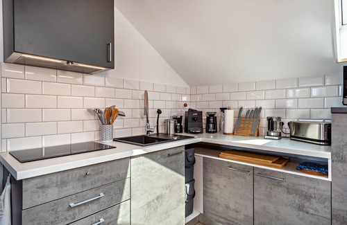 Kressbronn Apartamento | Apartamento vacacional "Loft Schwenck" con vistas al lago, terraza compartida y Wi-Fi