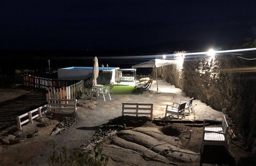 Gallegos de San Vicente Casa | Casa de vacaciones 'Cincosombreros' con vistas a la montaña, piscina privada y Wi-Fi