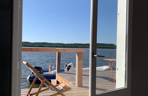 Soustons Casa | Pies de vacaciones en el agua, pontón privado.