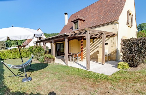 Castelnaud-la-Chapelle Casa | Casa de vacaciones 'Rose' con piscina compartida, Wi-Fi y aire acondicionado
