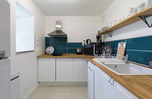 Saint-Michel-en-Greve Casa | Casa de vacaciones 'Gite Des Hauts Grève - Penty' con terraza compartida y Wi-Fi