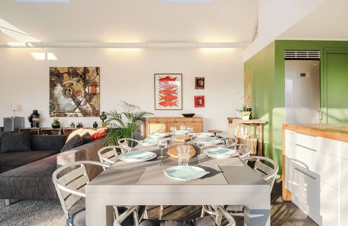 Saint-Cast-le-Guildo Casa | Casa de vacaciones 'Mézon Ermine' con terraza compartida, jardín privado y Wi-Fi
