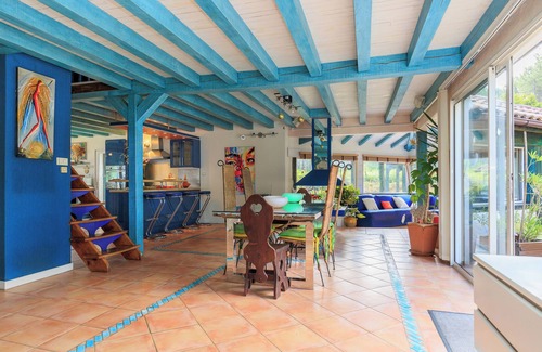 Saint-Michel-Escalus Casa | Casa de vacaciones 'Espace, Calme, Confort' con piscina privada, terraza privada y jardín privado