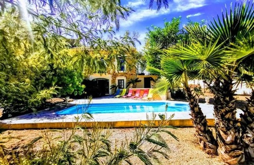 Le Somail Casa | Casa de vacaciones "Villa Napoléon" con piscina privada y Wi-Fi