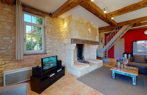 Sainte-Foy-de-Longas Casa | Casa de vacaciones "Le Cordier" con jardín privado y Wi-Fi