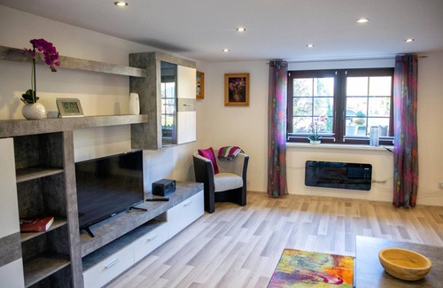 Annenwalde Apartamento | Casa de vacaciones 'Am Reiterhof' con terraza privada, jardín privado y wifi