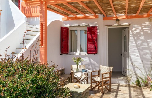 Agios Ioannis Casa | Casa de vacaciones 'Anemologio 202 Studio Tinos' con vistas al mar, Wi-Fi y aire acondicionado