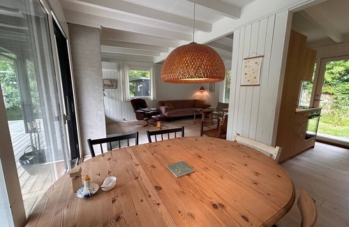 Hojby Cabaña | Holiday home by Denmark's best beach, with large terrace & family activities